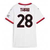 Camisa de time de futebol AC Milan Malick Thiaw #28 Replicas 2º Equipamento Feminina 2024-25 Manga Curta